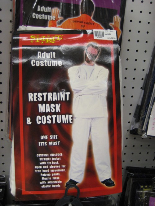 restraint mask and costume