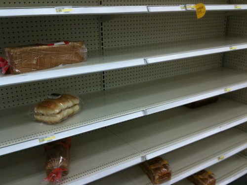 emptybreadshelves